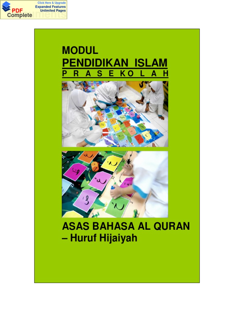 Modul Pendidikan Islam Pra Sekolah