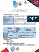 Activity Guide and Evaluation Rubric - Activity 1 - Recognition Task