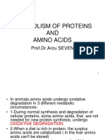 Catabolism of Proteins and Amino Acids