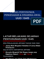 Sejarah Penyusunan Uud 1945