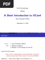 Ocaml Tutorial