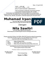 Surat Undangan Akad Nikah