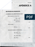 Matrices de Rigideces