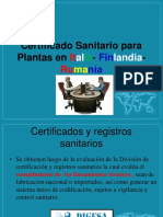 Certificado Fitosanitario para Plantas en Italia - Finlandia - Rumanía