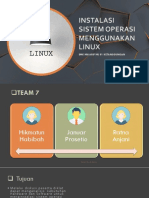 Instalasi Sistem Operasi Menggunakan LINUX