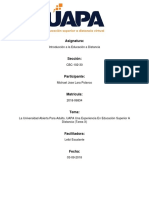 Educacion A Distacia Tarea X