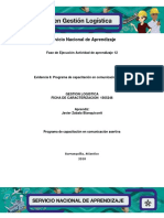 Evidencia 6 Programa de Capacitación en Comunicación Asertiva