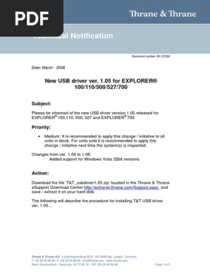 Thrane & Thrane Modems Driver Download For Windows 10