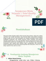 Manajemen Mutu Terpadu (Total Quality Management)