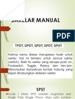 Sakelar Manual (TPDT)