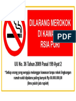 Poster Dilarang Merokok