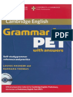 Cambridge Grammar For Pet With Answers 1