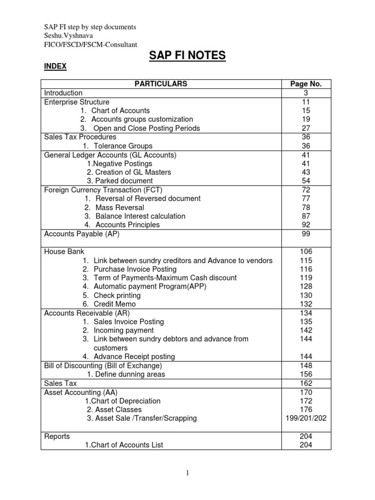 SAP FI Step-by-Step Guide | PDF | Income Statement | Invoice