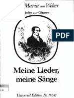 Weber - Lieder Für Gesang Und Gitarre PDF