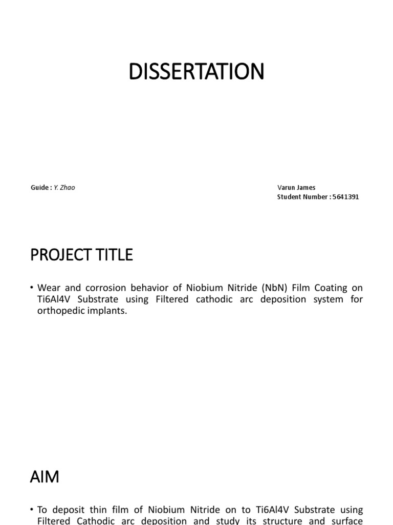 dissertation on film industry