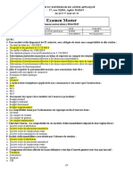 IGA (Exam Comptabilité Des Entités Spécifiques) Master CCA 2015