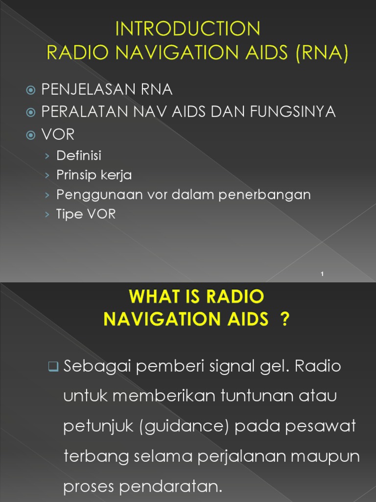 Panduan Lengkap Radio Navigation Aids | PDF | Komputer | Teknologi ...