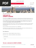 Lubricants for _ Cement & Mining