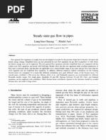 Steady-State Gas Flow in Pipes: Petroleum Science & Engineering