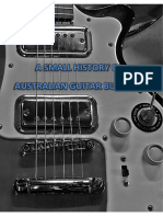 A Small History of Australian Guitar Building DRAFT