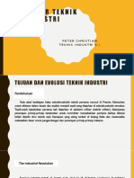 Tujuan Dan Evolusi Teknik Industri