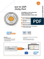 Ifm The Interface To SAP CP Connectivity Port