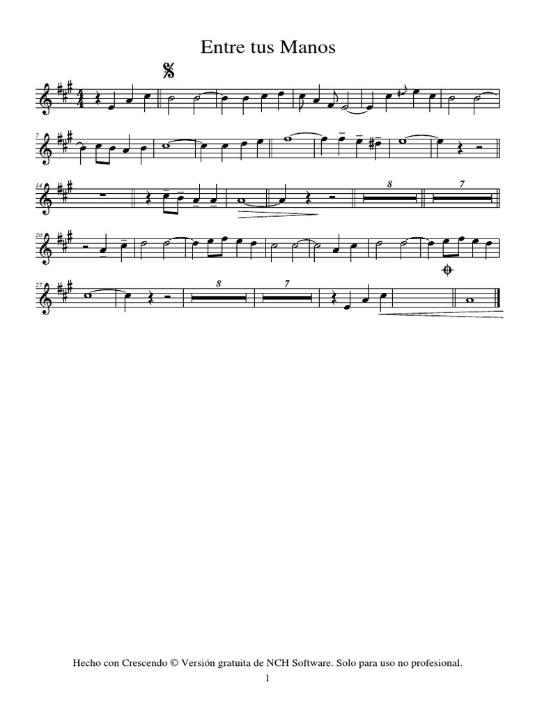 Entre Tus Manos | PDF