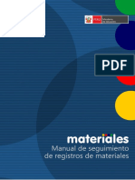 Seguimiento de Materiales