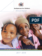 Ombudsperson For Children Annual Report 2017-2018