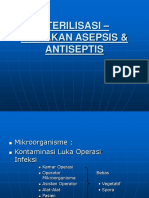 Sterilisasi - Tindakan Asepsis Dan Antisepsis