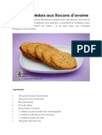 Biscuits Suédois Aux Flocons D'avoine PDF