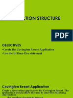 4 - Selection Structure