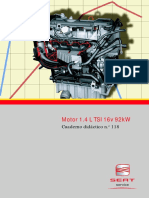 Ssp118 Motor 1.4l Tsi 16v 92kw