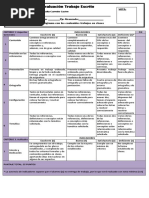 Pauta de Ev Para Crucigramas