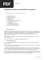 Entsendung Nach Rumaenien PDF