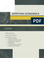 Apertura Económica