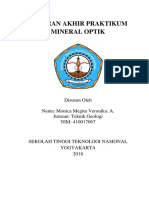 Laporan Akhir Praktikum Mineral Optik