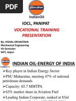 Iocl, Panipat: Vocational Training Presentation