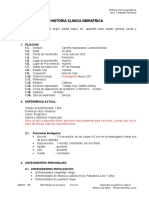 Historia Clinica Geriatrica