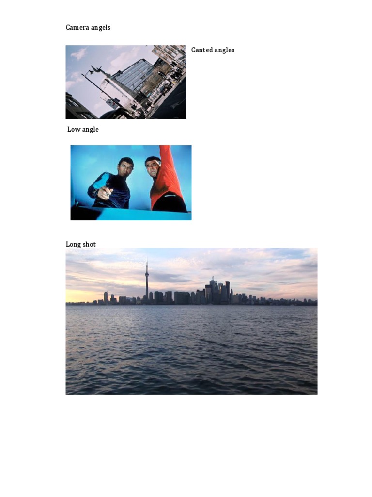 Camera Angles Guide | PDF