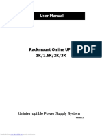 User Manual: Rackmount Online UPS 1K/1.5K/2K/3K