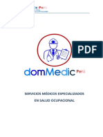 Servicios médicos ocupacionales