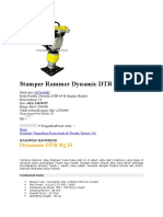 Stamper Rammer Dynamic DTR 85 H