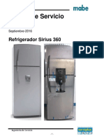 Mabe refrigerador Manual de Servicio SIRIUS 360