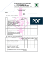 Contoh Form Evaluasi Untuk Penyampaian Informasi Pada Pasien