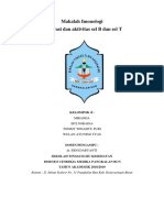 Makalah Imonologi Maturasi Dan Aktivitas Sel B Dan Sel T: Kelompok