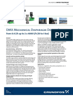 DMX Mechanical Diaphragm Dosing Pumps: From 0.4 L/H Up To 2 X 4000 L/H (10 To 3 Bar)