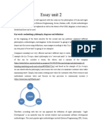 Essay Unit 2: Key Words: Methodology, Philosophy, Diagrams and Definitions