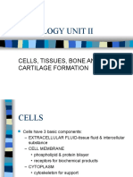 Histology Unit II: Cells, Tissues, Bone and Cartilage Formation