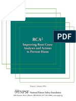 RCA2 ImprovingRootCauseAnalysesandActionstoPreventHarm